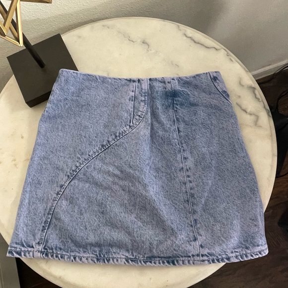 Blue Denim Mini Skirt - Picture 5 of 5